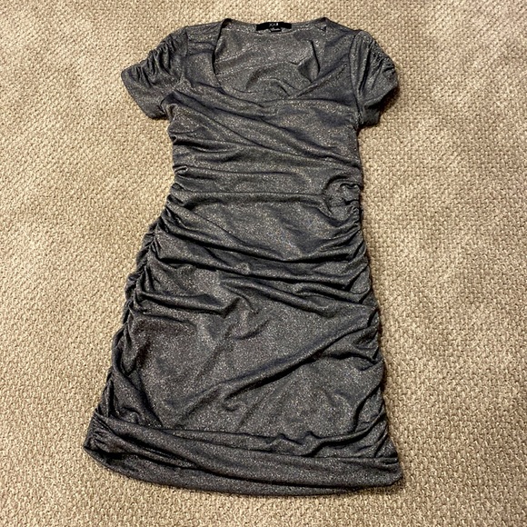 Forever 21 Sparkly Ruched Dress - Picture 1 of 4
